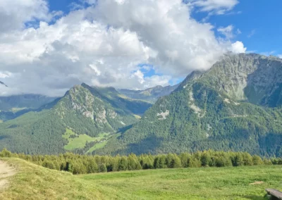 Gravel in Val d'Ayas, il Ru Curtod | Vista da La Tchavana