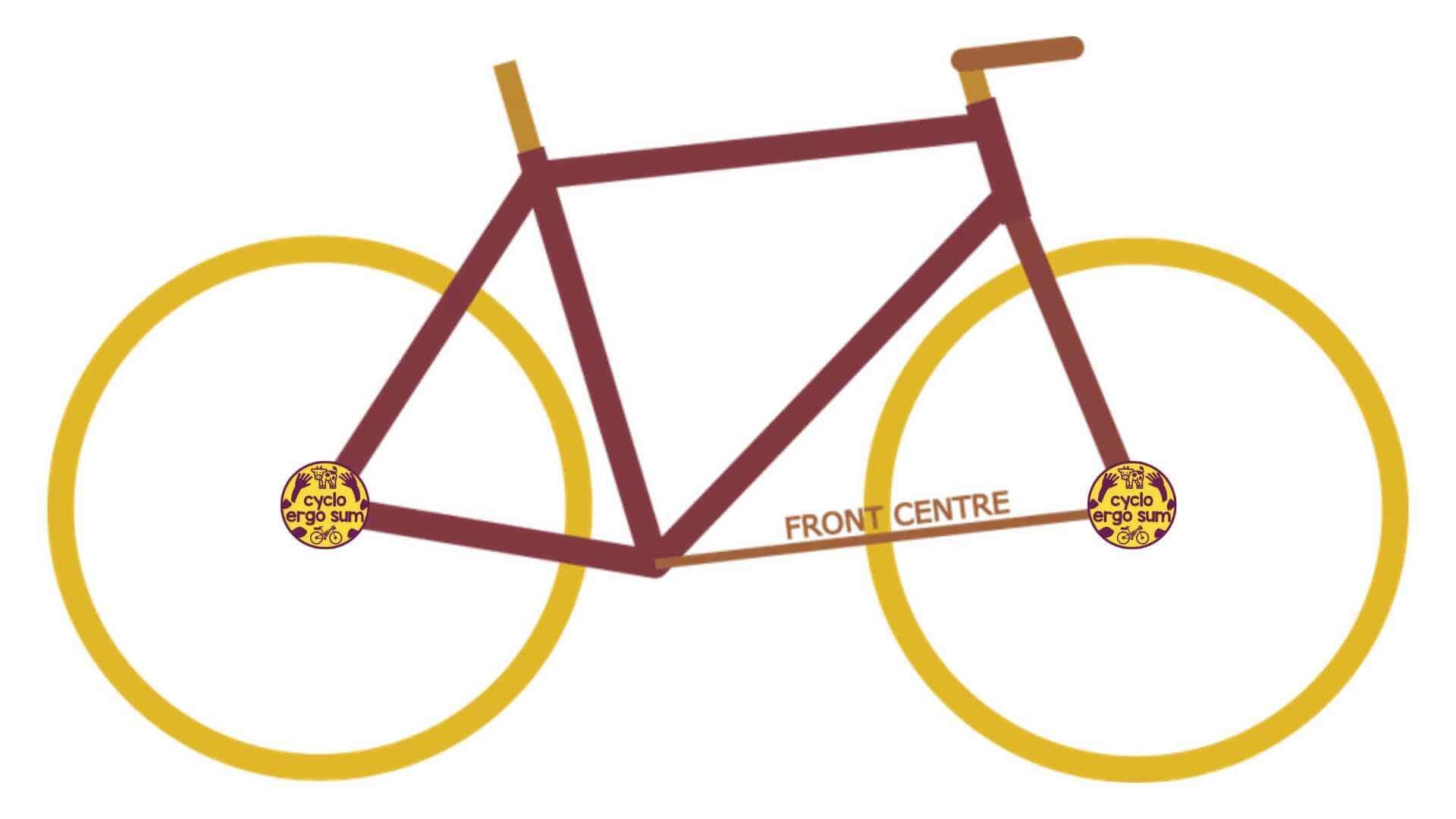 Geometria della bici | Front Center